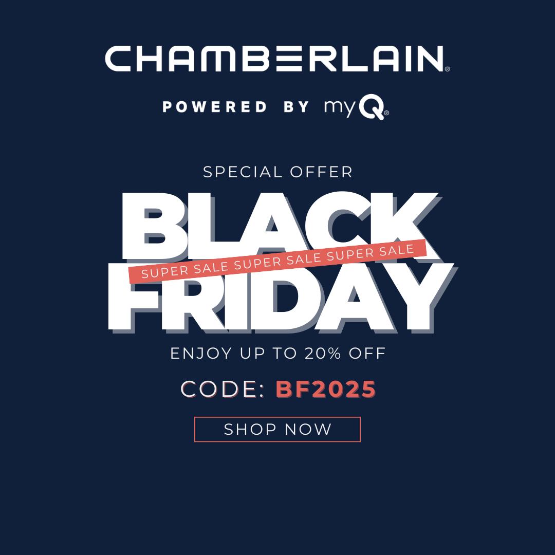 Chamberlain Black Deal 20% off